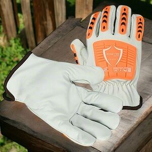 ARMOR FLEX goat skin impact protection work gloves size 2XL